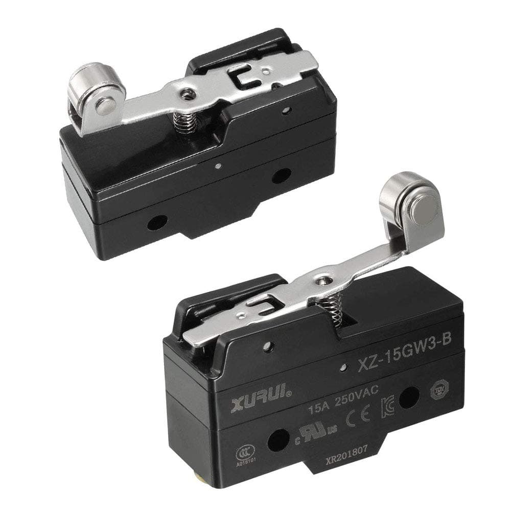 XZ-15GW3-B SPDT NO+NC Hinge Roller Lever Type Micro Limit Switch with Screw Terminals