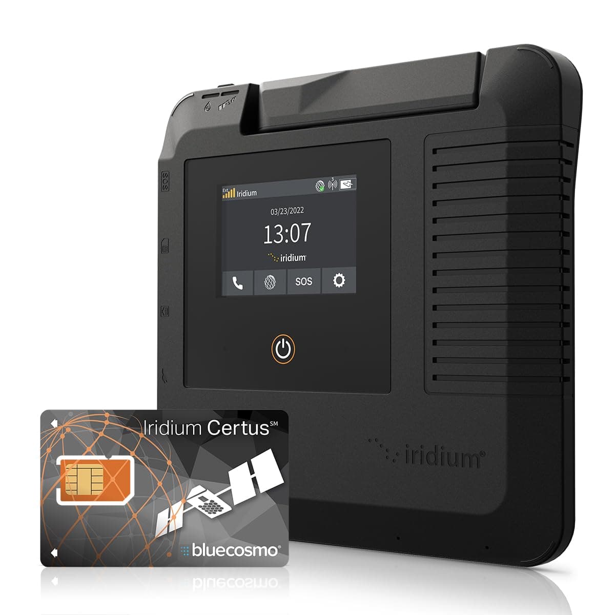 BlueCosmo Iridium GO! Exec Portable WiFi Satellite Calling Device, Satellite-Based WiFi Access Point for Voice, Messaging and Data with Postpaid Service SIM Card