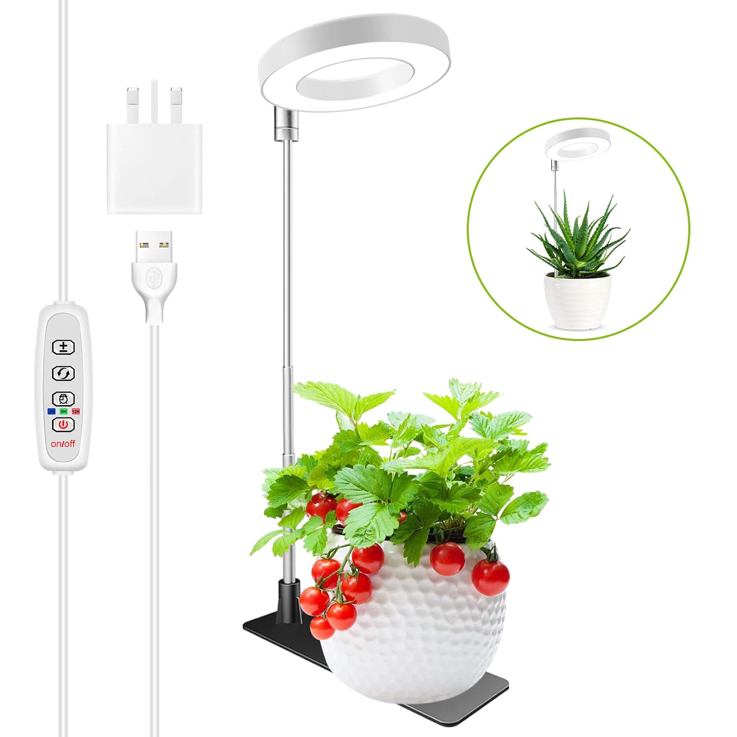 Grow Light with Base (1 Pack)