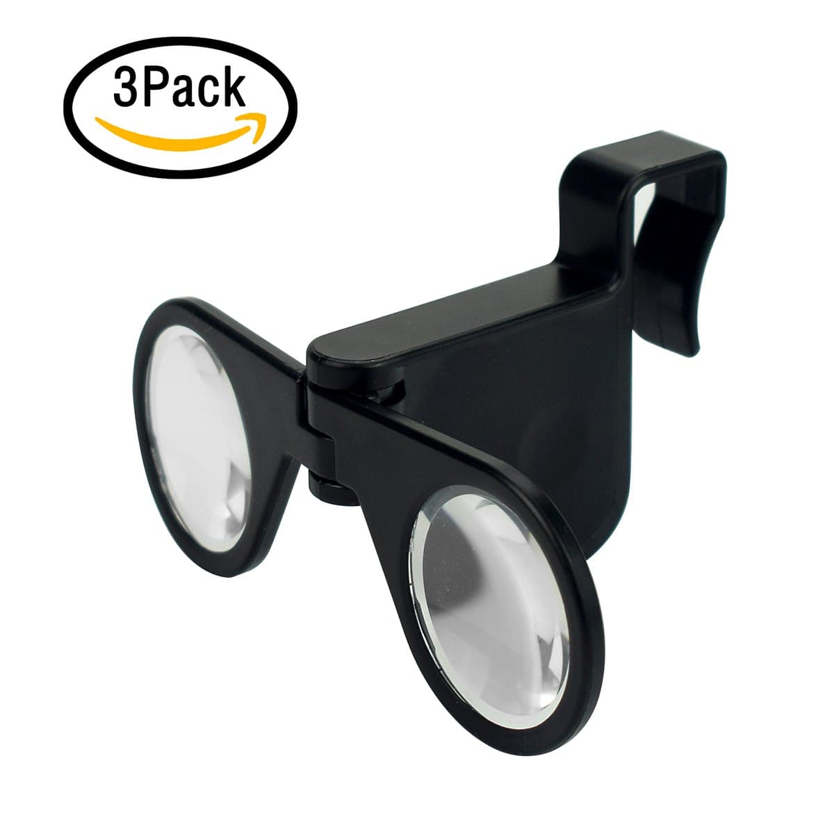 TekKamp 3D VR Glasses, Mini Folding 3D Virtual Reality Cellphone Nearsighted Myopic VR Glasses for 3D Movies and Games Compatible with IOS & Android Smartphones 3Pack