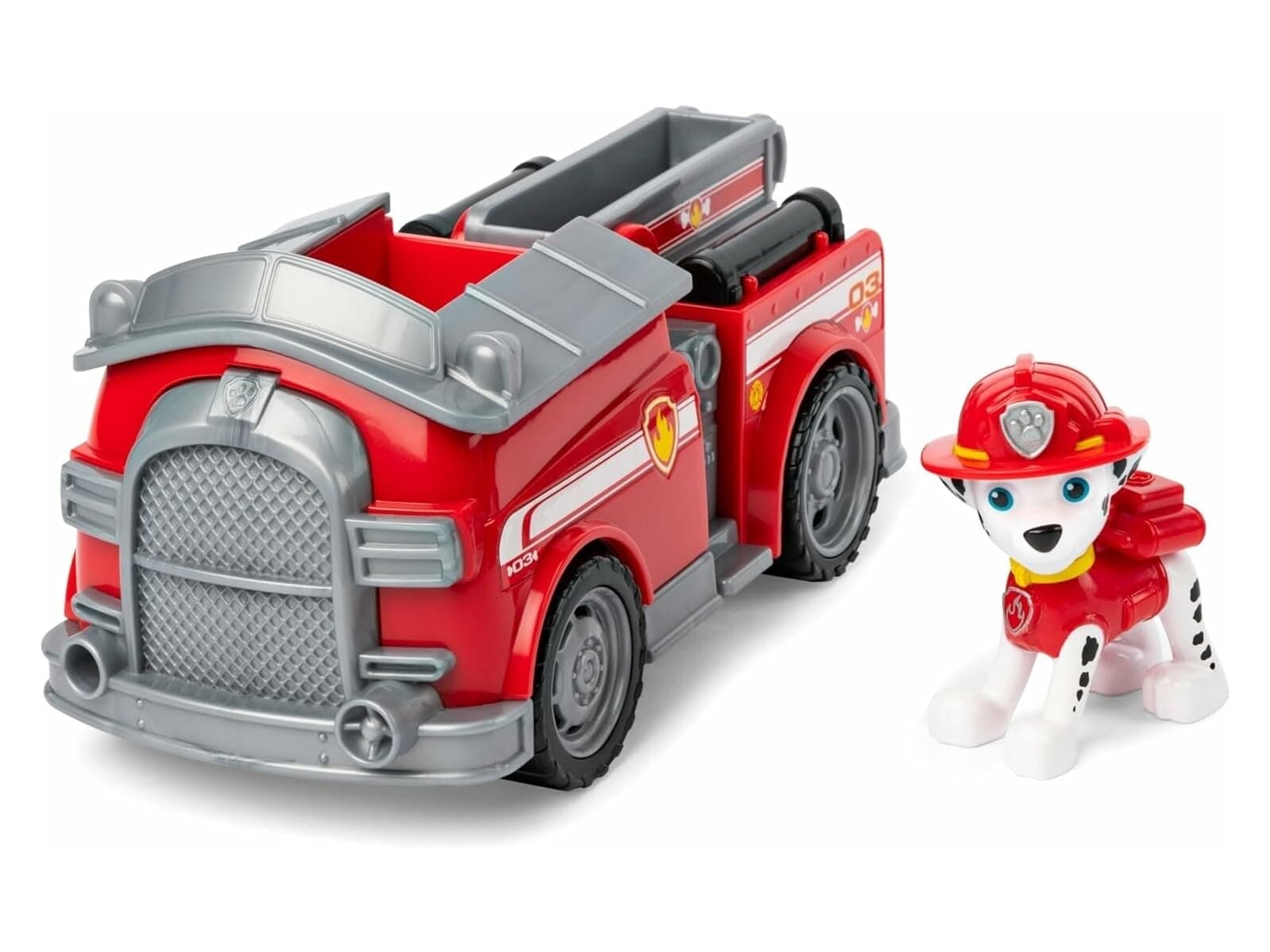 Fire Engine with Marshall Figure (Sustainable Basic Vehicle/Basic Vehicle) Toy for Children from 3 Years