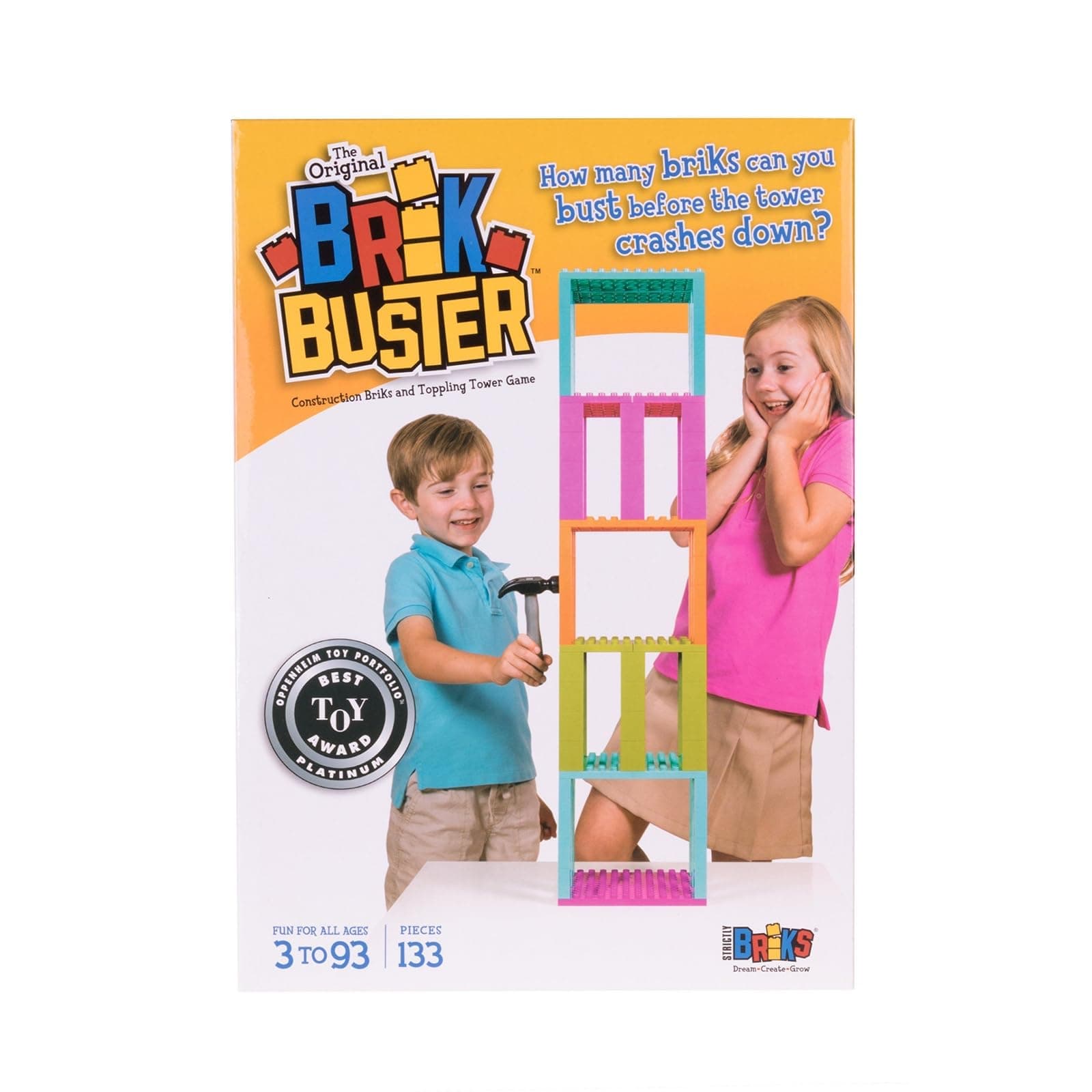 Strictly Briks Original Brick Buster Game (133 Piece)