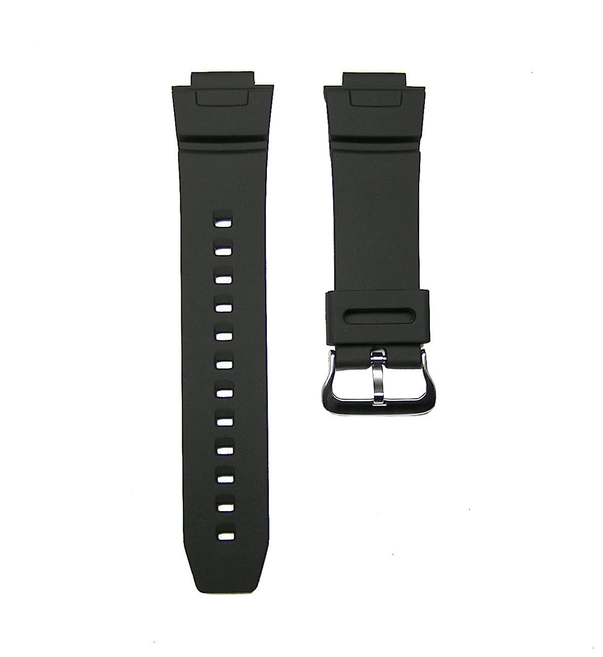 16mm Replacement Black Watch Band Strap fits Casio G Shock G-2500-1V G2500 DW-9052 & More