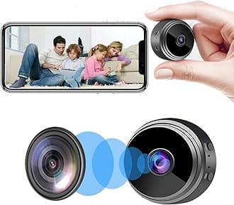 Small Camera for Spying WiF Hidden Camera Secret Room Camera Mini Spy Camera Home Security House Video Recording Remote View Phone App Control