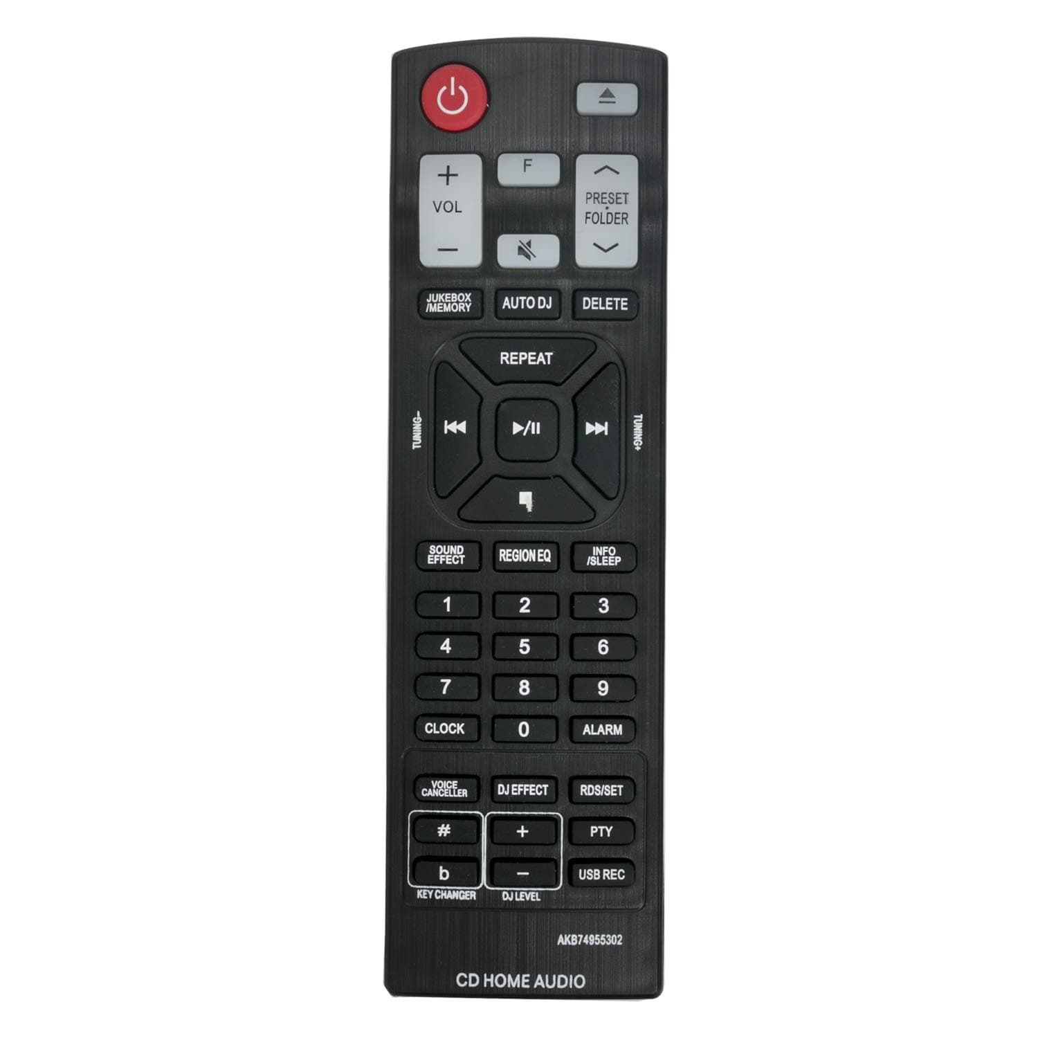 PERFASCIN AKB74955302 New Replace Remote Control Work for LG Mini Hi-Fi System CMS9960F CM8460 CM9960 CMS8460F CMS8460W