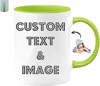 Custom Mug With Pictures, Personalized Coffee Mug, Custom Coffee Mug, Tazas Personalizadas, Novelty Customized Gifts for Men and Women Tea Cup Taza Personalizada 11oz Both Sides Mothers day