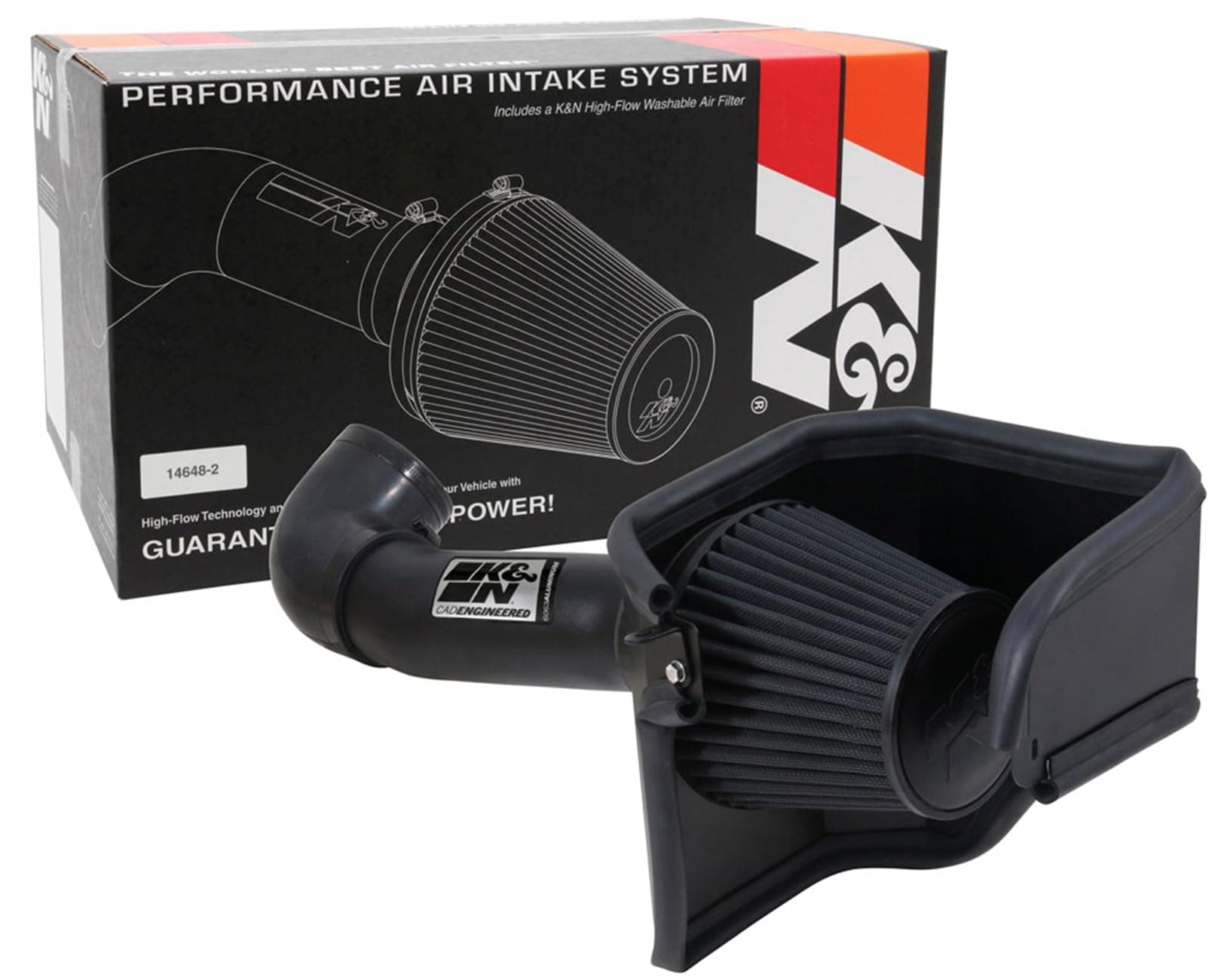 K&N Cold Air Intake Kit: High Performance, Increase Horsepower: Compatible with 2005-2019 Dodge/Chrysler (Challenger, Charger, Magnum, 300, 300C) V8, 71-1542