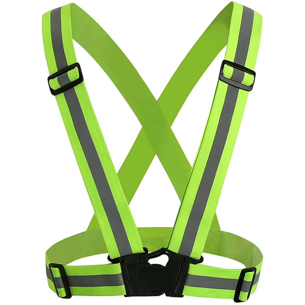 Unisex Adjustable High Visibility Vest - Reflective Safety Harness