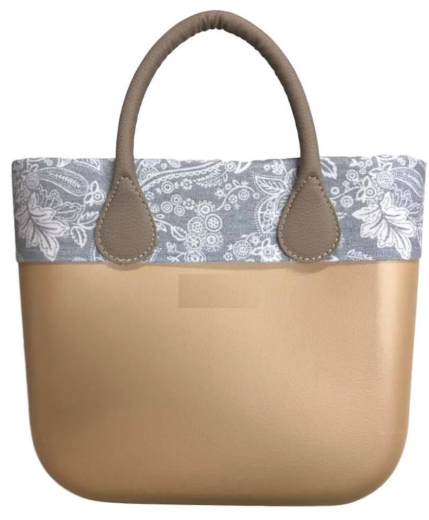 Trim Border Grey Ornament for O Bag Mini