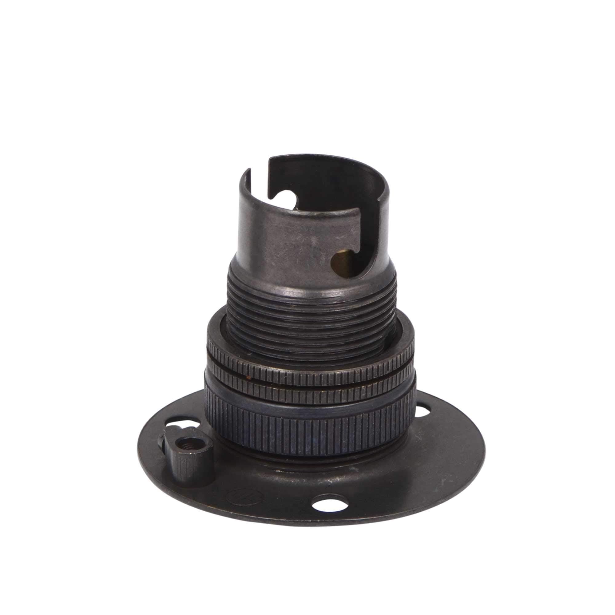 ElekTek B15 SBC Bronze Fixed Batten Miniature Lamp Bulb Holder Shade Ring - NOT SUITABLE for B22 Lamp/Light Bulbs - Made in UK