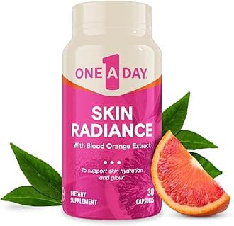 Skin Radiance, Skin Supplement to Support Hydration & Glow with Blood Orange Extract & Collagen Health with Vitamin C & Vitamin E, 30 Capsules