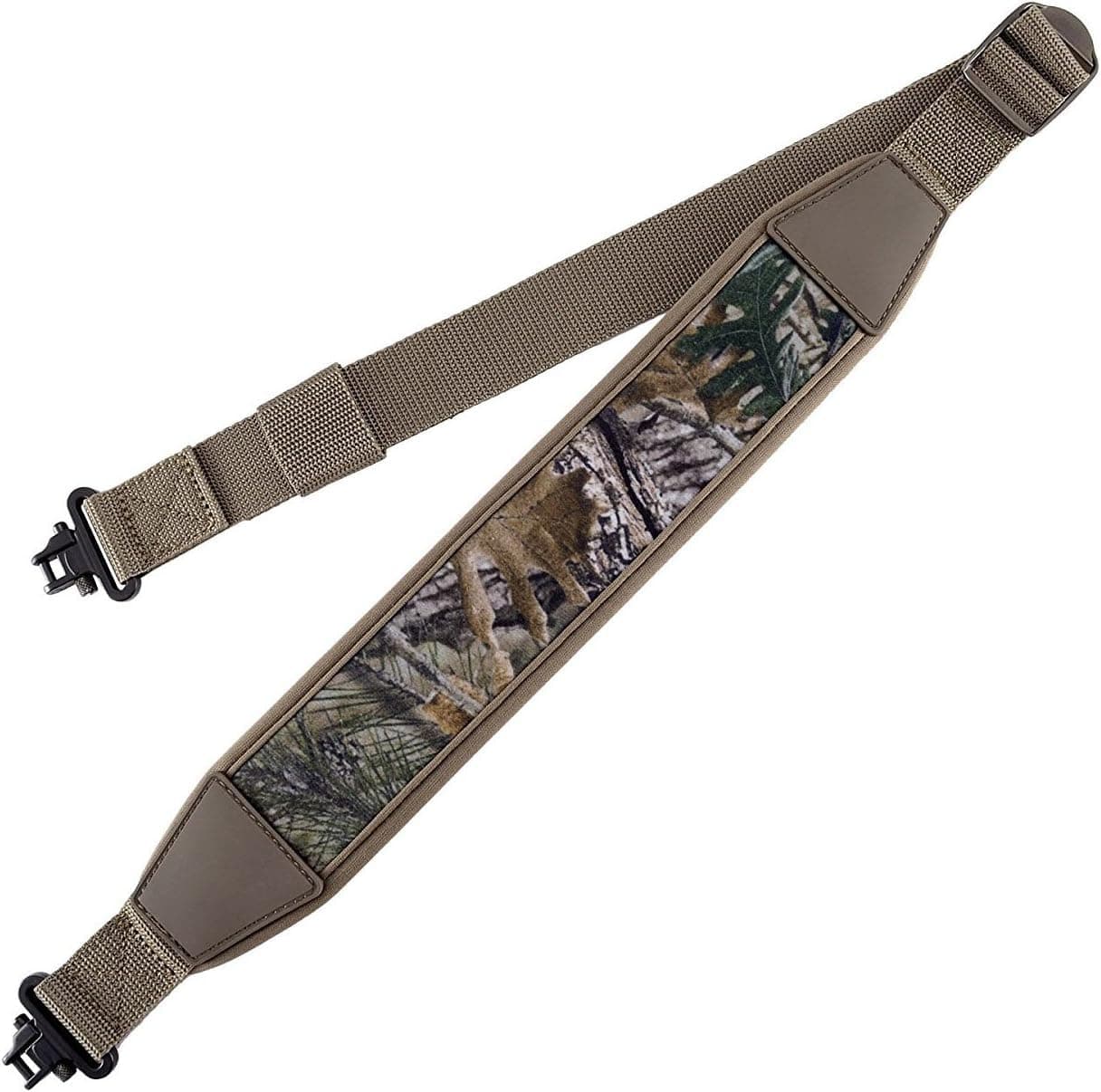 BOOSTEADY Two Point Traditional Sling with Swivels,Durable Shoulder Padding Strap, Metal Hardware Length Adjuster