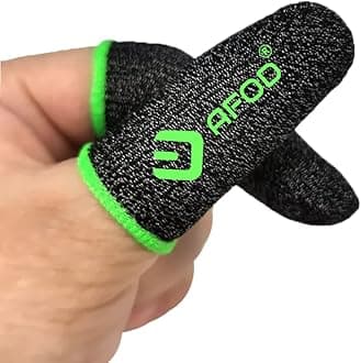 AFOD® Pubg Finger Sleeve, Gaming Sleeve for PUBG | BGMI | COD | FreeFire | Mobile Gaming FingerSleeves (2PCS)
