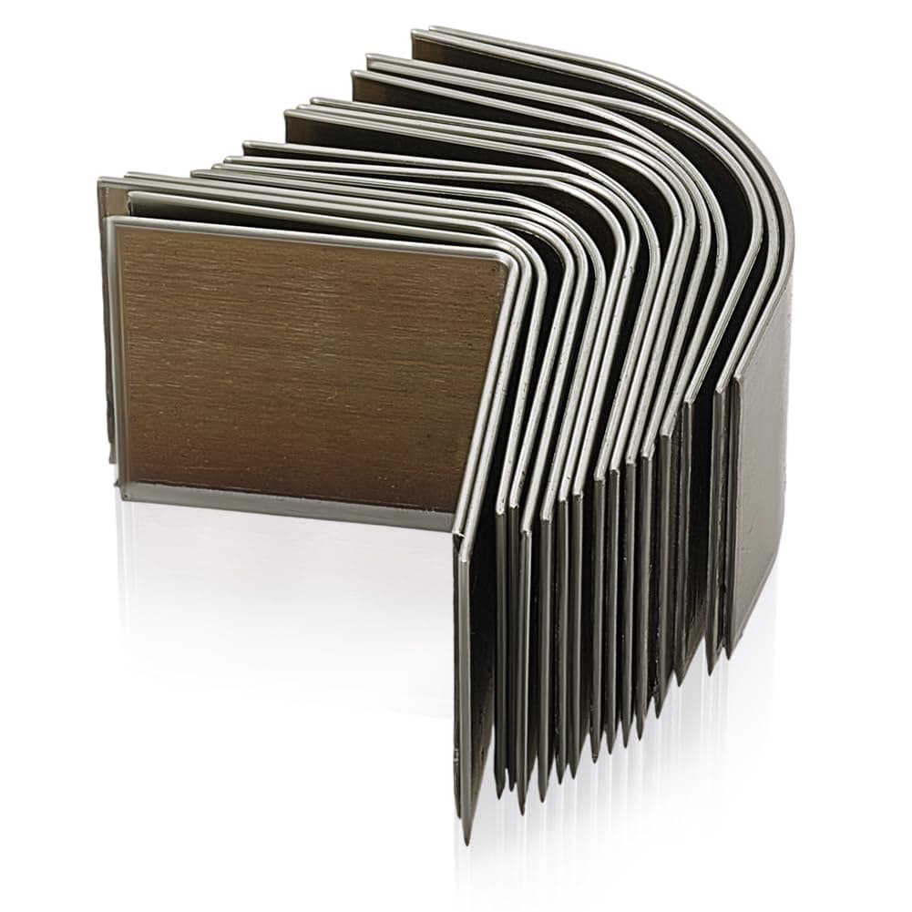 PH PandaHall Leather Corner Punch Set,15 Sizes 2 Style Corner Edge Trimmer High Carbon Steel Circle Cutter Tool Kit Triangular R2 R18 Cutting for Wallet Belt Purse Handmade DIY Leather Craft