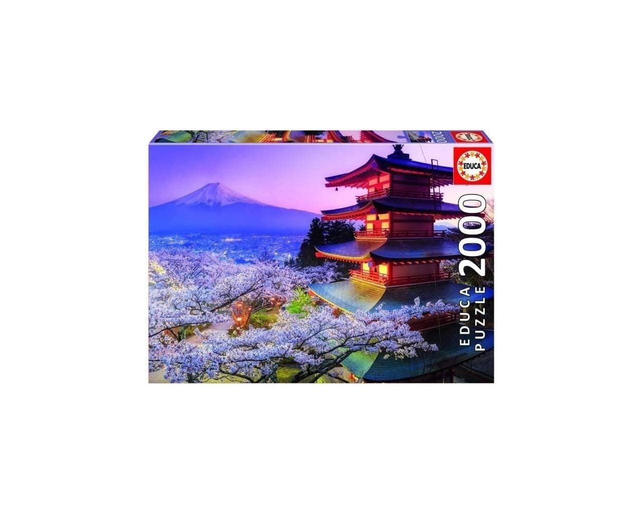 Educa - 2000 piece puzzle for adults | Mount Fuji Japan. Includes Fix Puzzle glue. From 14 years old (16775)