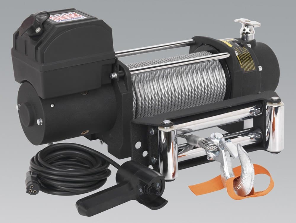 Sealey SRW2720 Self Recovery Winch, 12V, 2720kg Line Pull