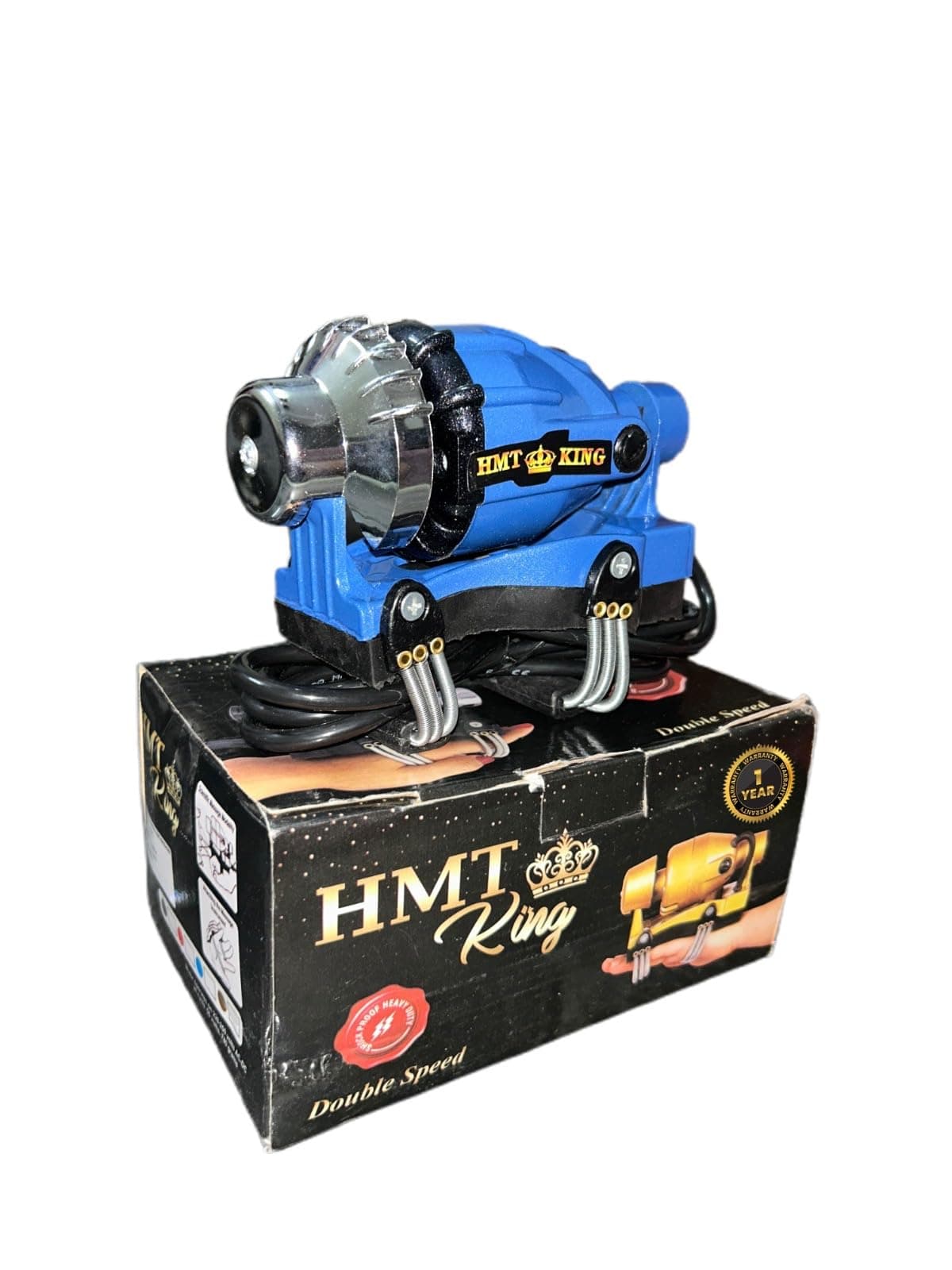 Endzone AC Daul Speed Head Massager Machine for Full Body and Pain Relief Device MASSAGER 1 Year warranty (Pre-mium Quality Blue)