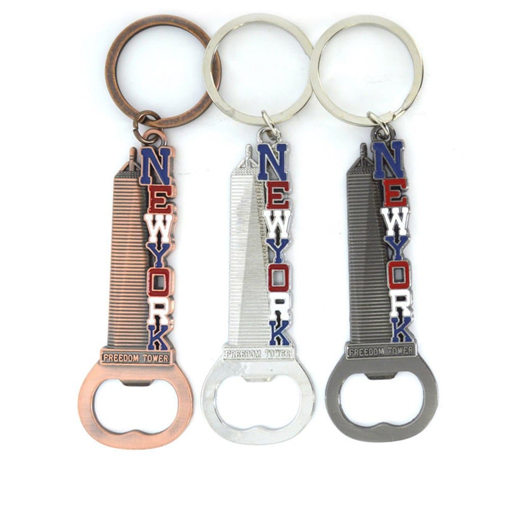 12PACK US New York Key Chain Key Ring Freedom Tower Heavy Duty Bottle Opener Souvenir Christmas Gift 3 ASST