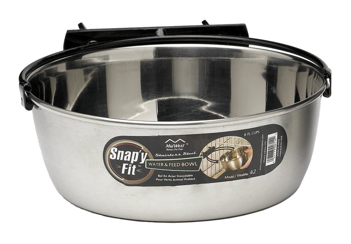 Midwest Snapy Fit Soop Cup, Black, 2 qt