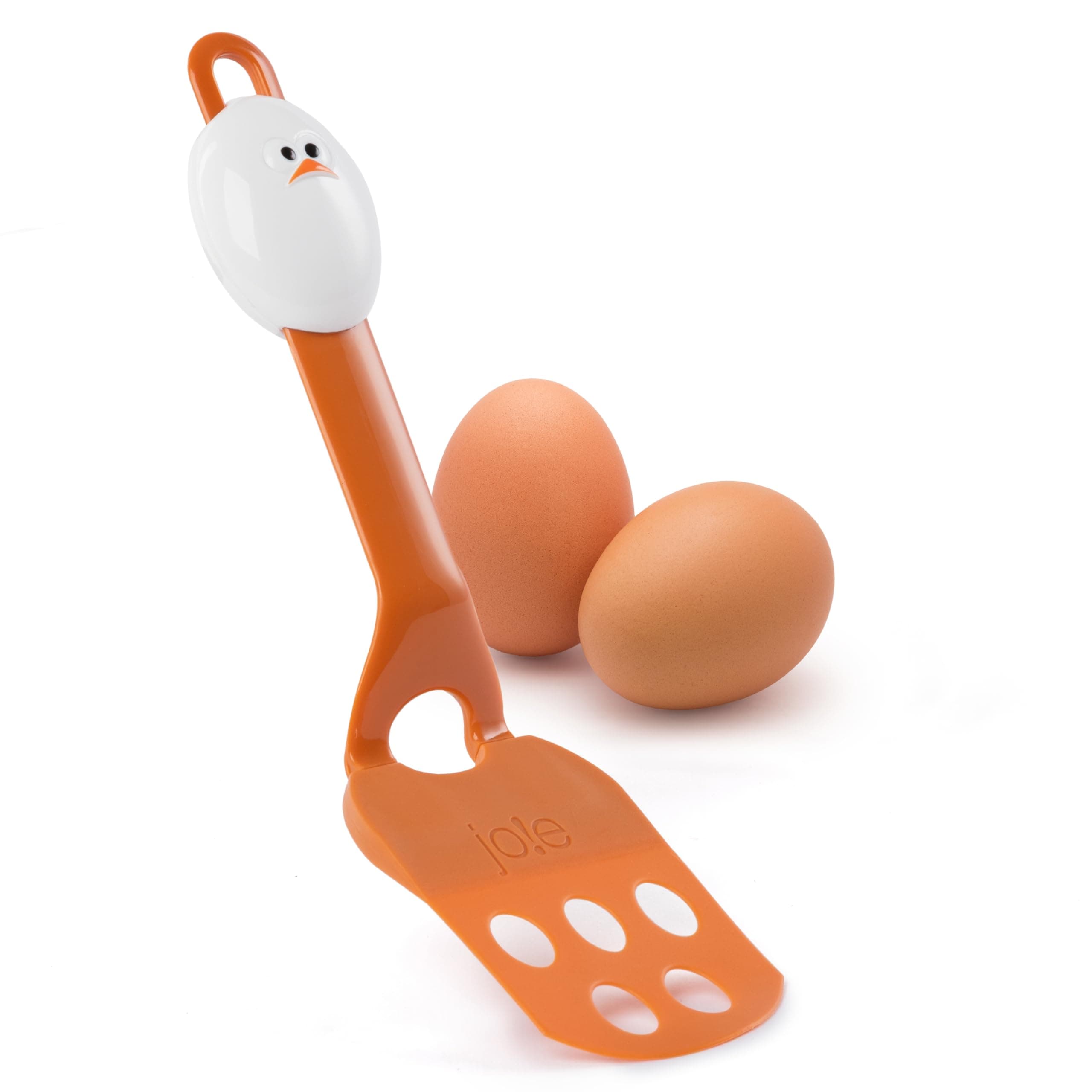 Lil' Flip Egg Spatula, Slotted and Compact Turner, Multi-Use Flipper for Any Food From Burgers to Pancakes, Durable Nylon, Heat Resistant Up to 400 Degrees