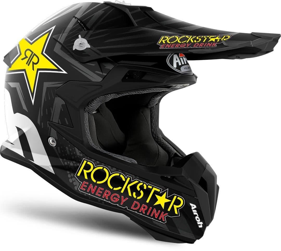 HELMET AIROH TERMINATOR OPEN VISION ROCKSTAR MATT S