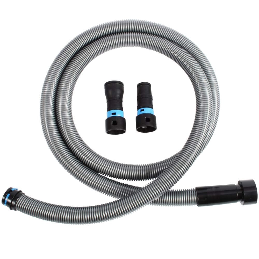 Cen-Tec Systems 94181 Quick Click 10 Ft. Hose for Home and Shop Vacuums with Multi-Brand Power Tool Adapter for Dust Collection