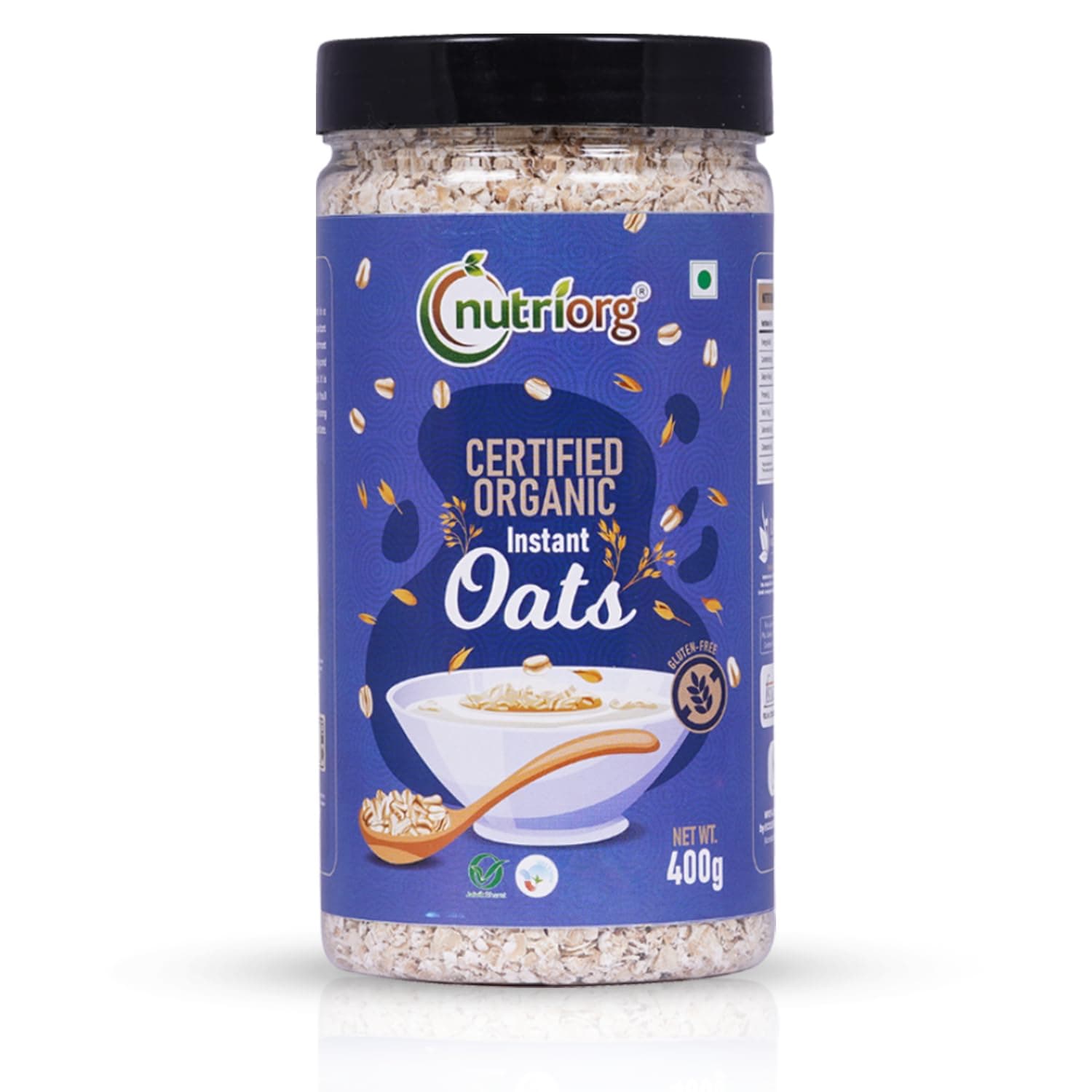 – Certified Organic Instant Oats (400g)