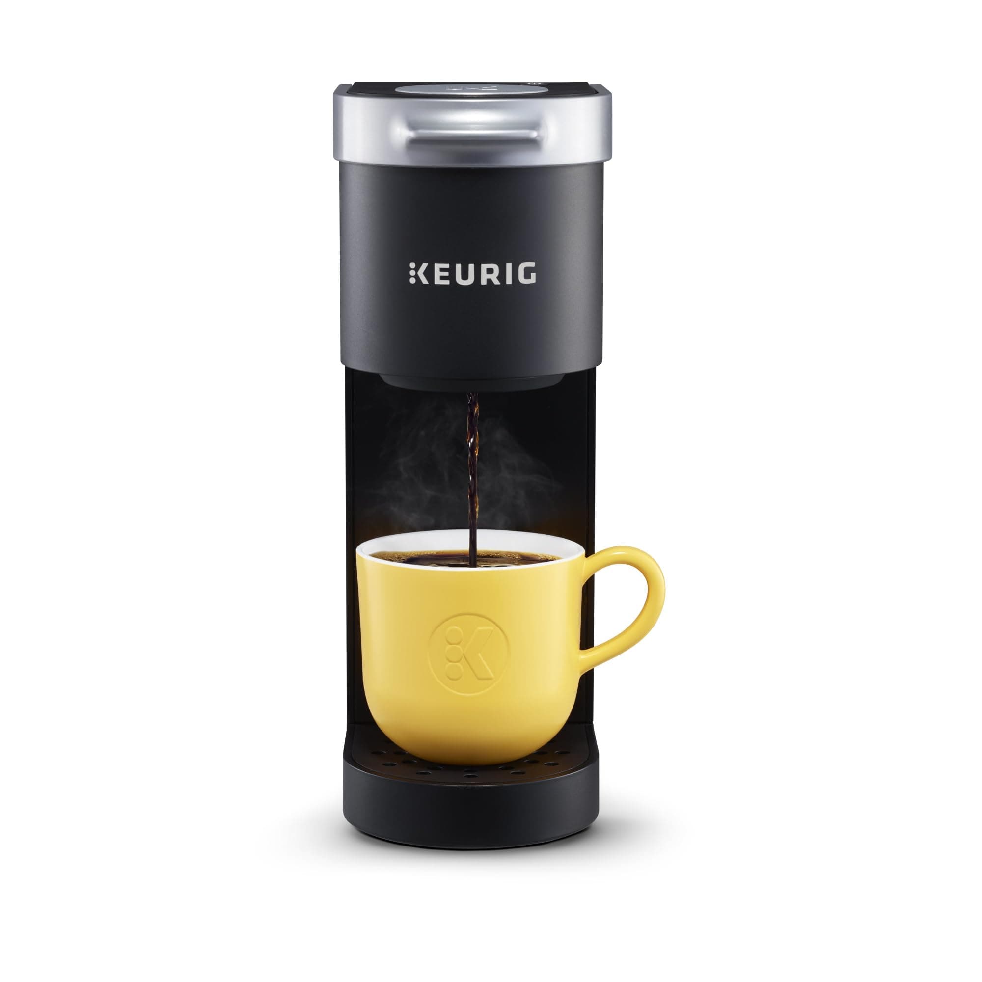 K-Mini Single Serve K-Cup Pod Coffee Maker, 6 to 12oz Brew size, with Cord Storage, Perfect for Small Spaces, Black