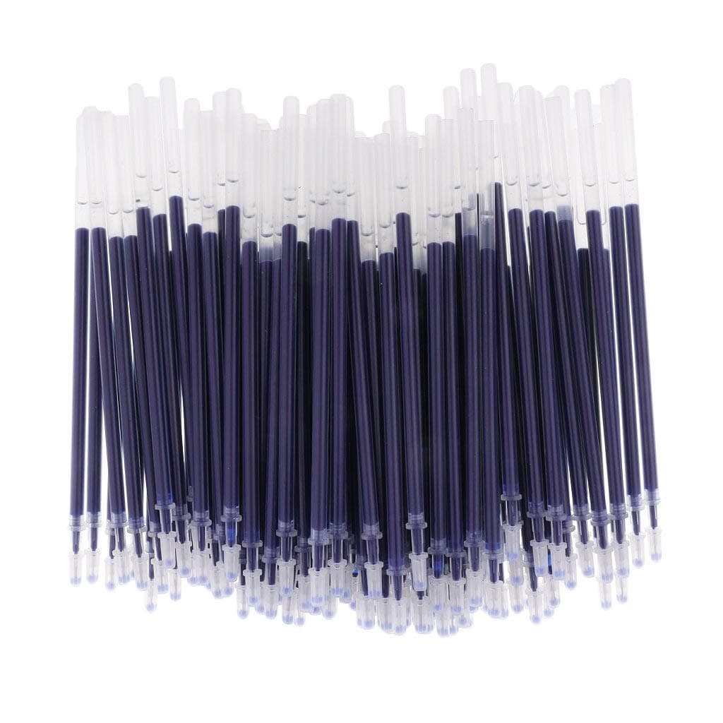 100pcs Gel Pen Refills 0.5mm for Needle Tip Liquid Pen/Rollerball Ink Pen - Blue