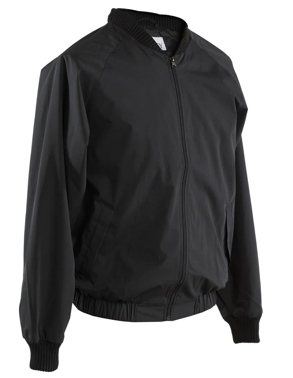 Full Front Zipper Poly Cotton Shell Jacket