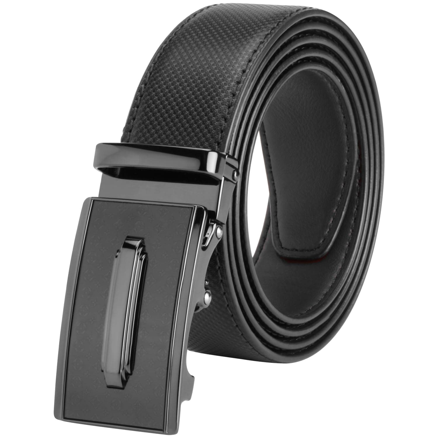Labnoft Men's PU Leather Auto Lock Belt