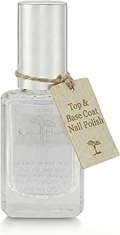 Karma Organic Two in One Base Coat/Top Coat for women- Non-Toxic Nail Treatment Vegan Cruelty-Free