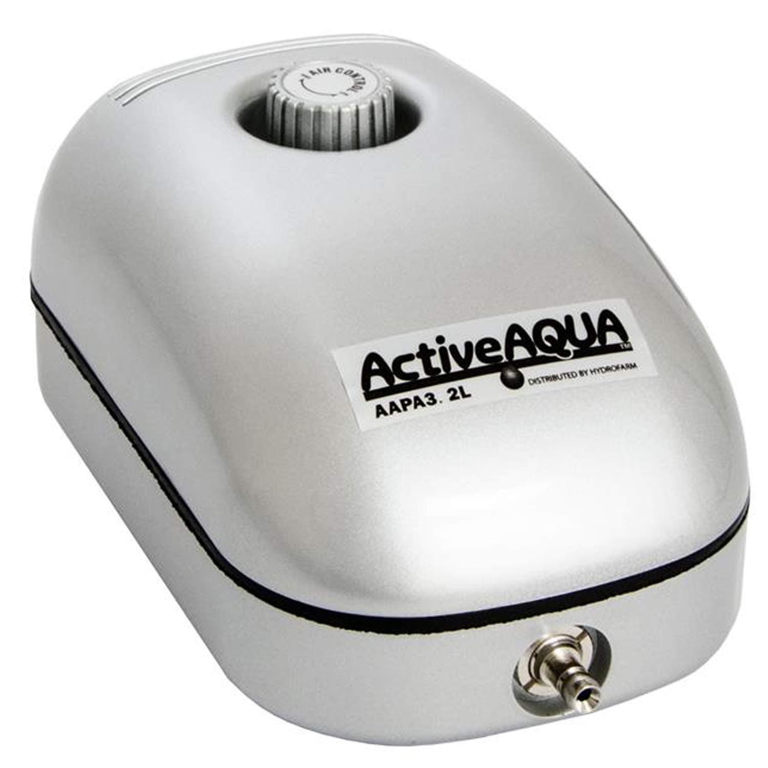AAPA3.2L Active Aqua Air Pump, 1 Outlet, 2W, 3.2 L/Min, White