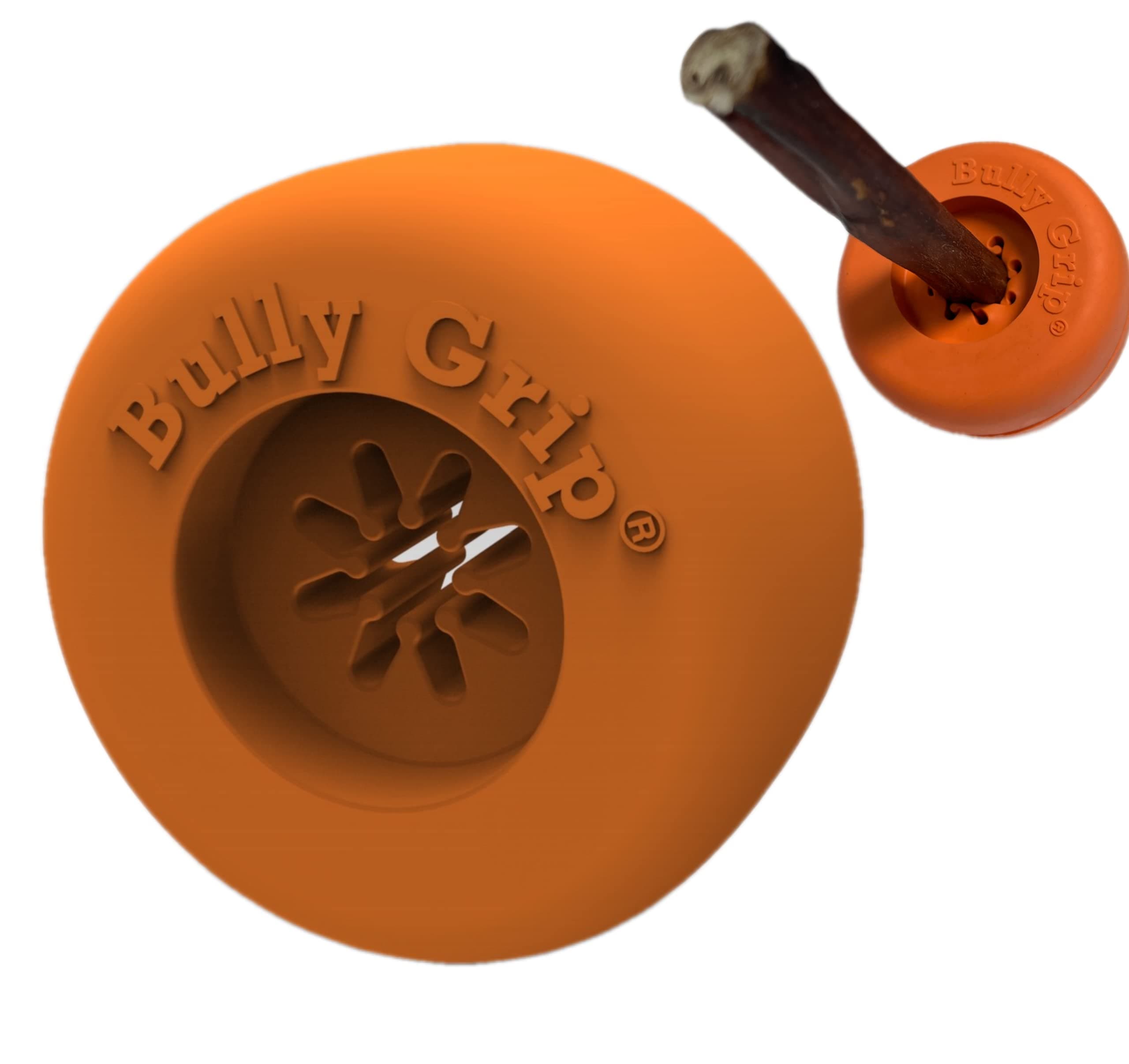 Bully Stick Holder for Dogs - Medium Size - Interactive Dog Toy, Dog Treat Holder, Slow Feeder, Treat Dispenser, Chew Toy and Dog Safety Device