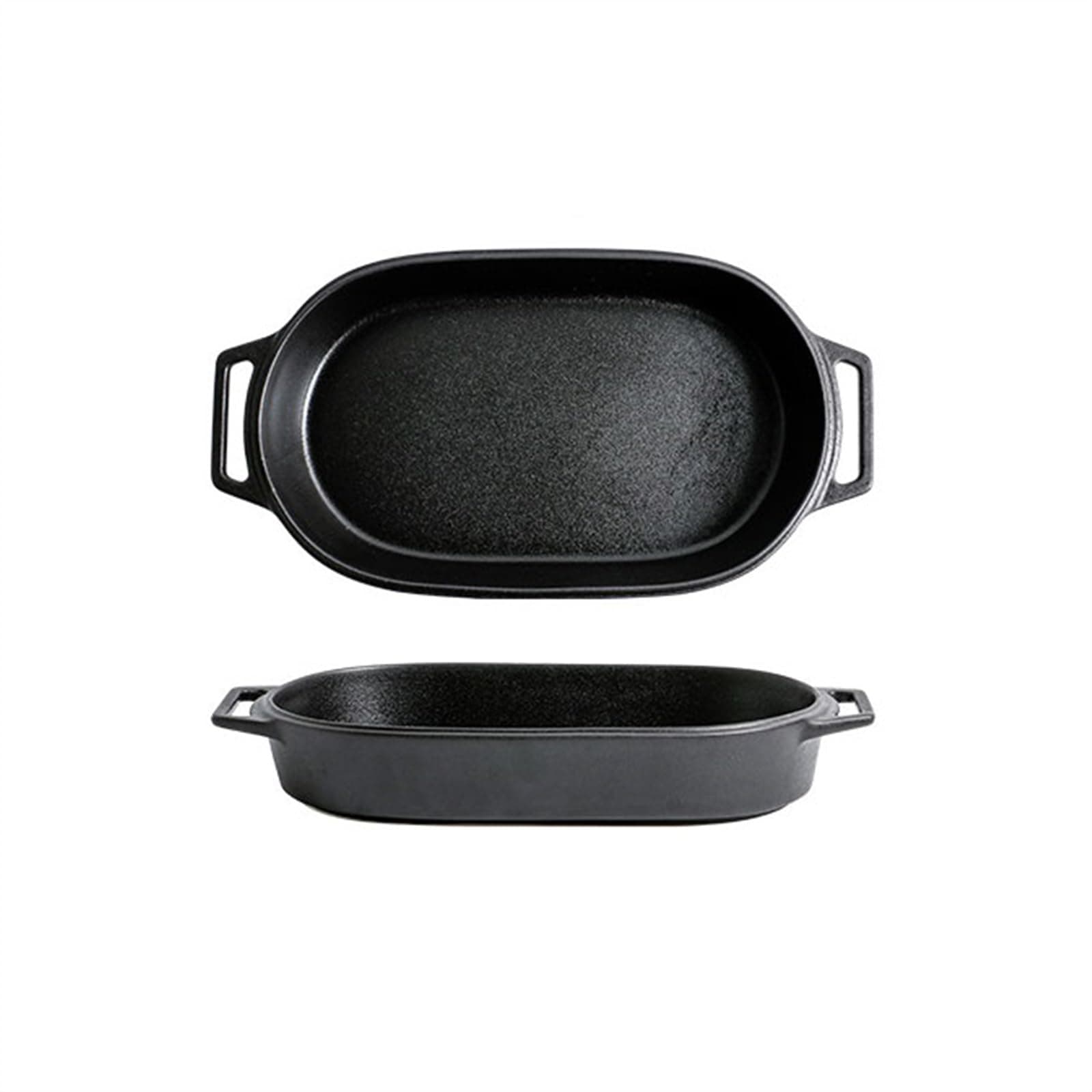 Baking Dish طبق خاص للفرن، طبق خبز سيراميك مزدوج الأذن، طبق أرز مخبوز بالجبن، طبق خبز تجاري مبتكر في الميكروويف Lasagne Dish(38.5cm)