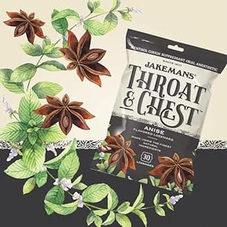Jakemans Throat And Chest Lozenges, Anise 30 ct (Case of 12)