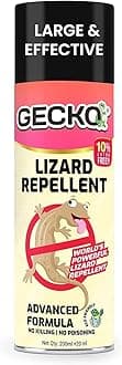 Gecko India's First Aerosol Based Lizard Spray Herbal Lizard Repellent Spray | Eco-Friendly Biodegradable Food Grade & Plant Based Ingredients | Irritant Chemical-Free | 220ml (60 days Protection) - FORMULATION 30 X