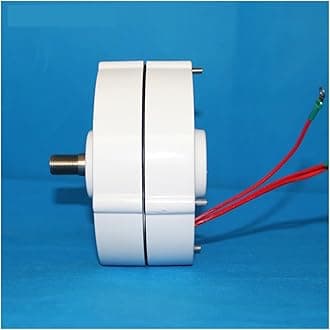 1000W 2000W 3000W 12V 24V 48V Low Speed Permanent Magnet Generator Household Motor DIY Wind Tur-Bine 1KW 2KW 3KW for Home, Farm, RVs, Boats(No Base,Double Shaft_12V_1000W)