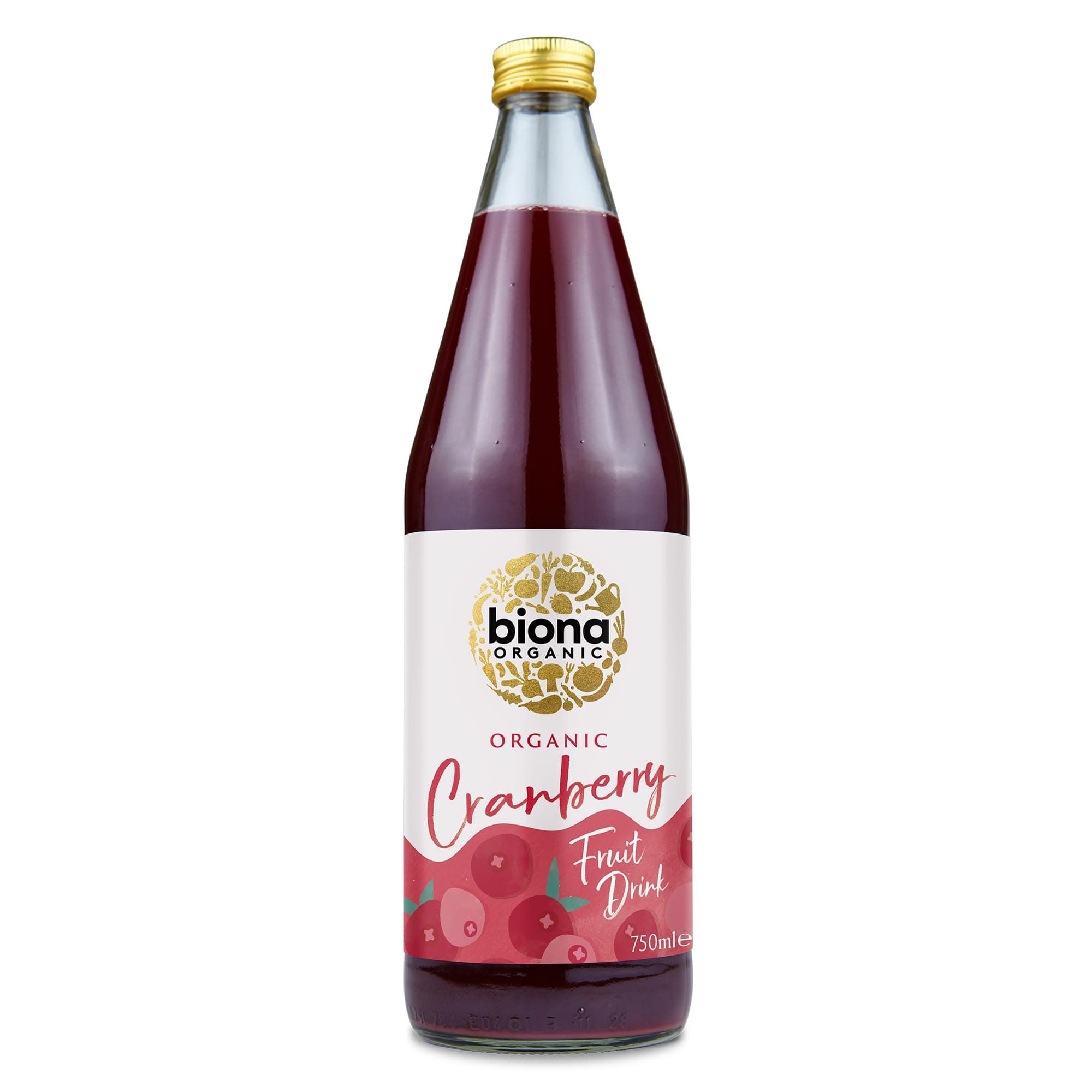 Organic Cranberry Juice, 750ml