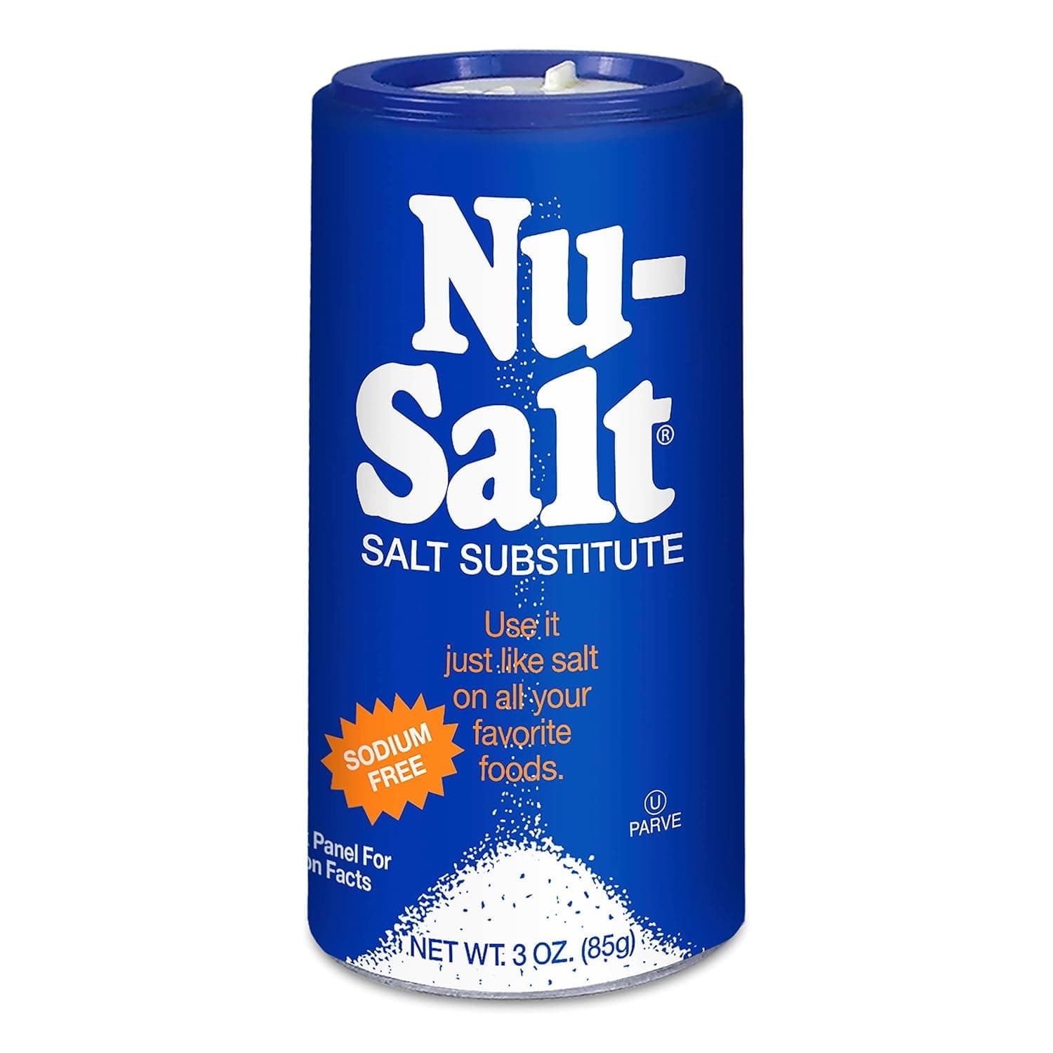 Nu-Salt Substitute Shaker, 3 Ounce