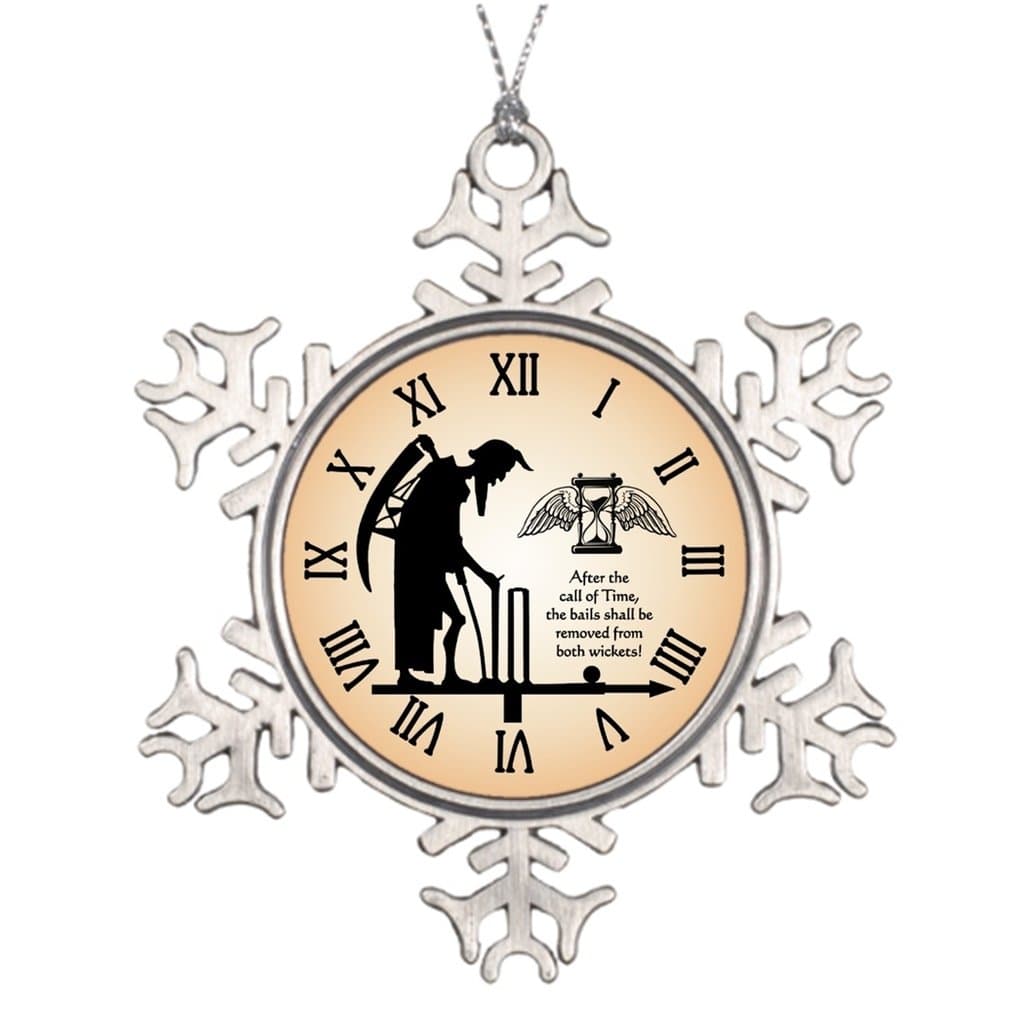 Personalised Christmas Tree Decoration Father Time Blank One Size
