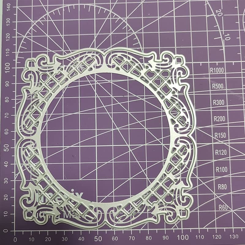 Circle Square Lace Frame Die Cuts Card Stencil Decoration Cutting Noel Photo Album Crafts Design Craft Making Greetings Sentiments Birthday Independent Thanksgiving Memorial Day