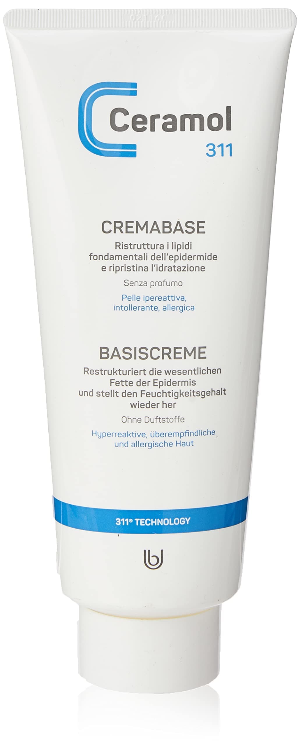 Ceramol 311 Cremabase Skins hyperactive Intolerant Allergic 400ml