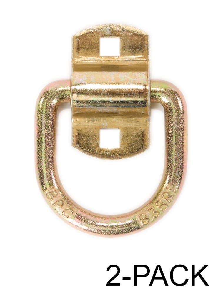 Heavy Duty Tie Down D-Ring 12,240 lb. Capacity Tiedowns 2 Pack