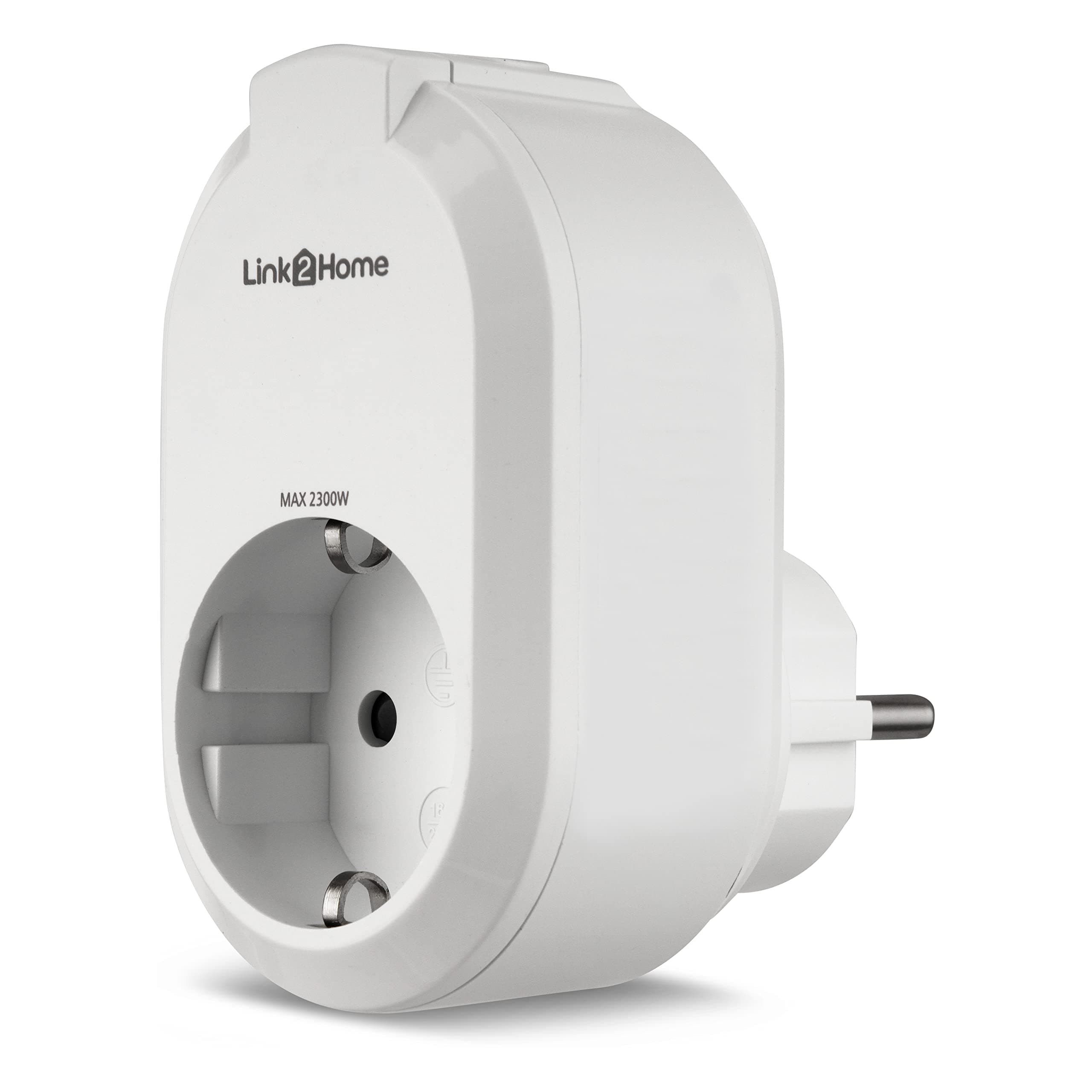 REV 0088707012 Link2Home WLAN Socket, iOS, Android, Alexa, Google Assistant, White