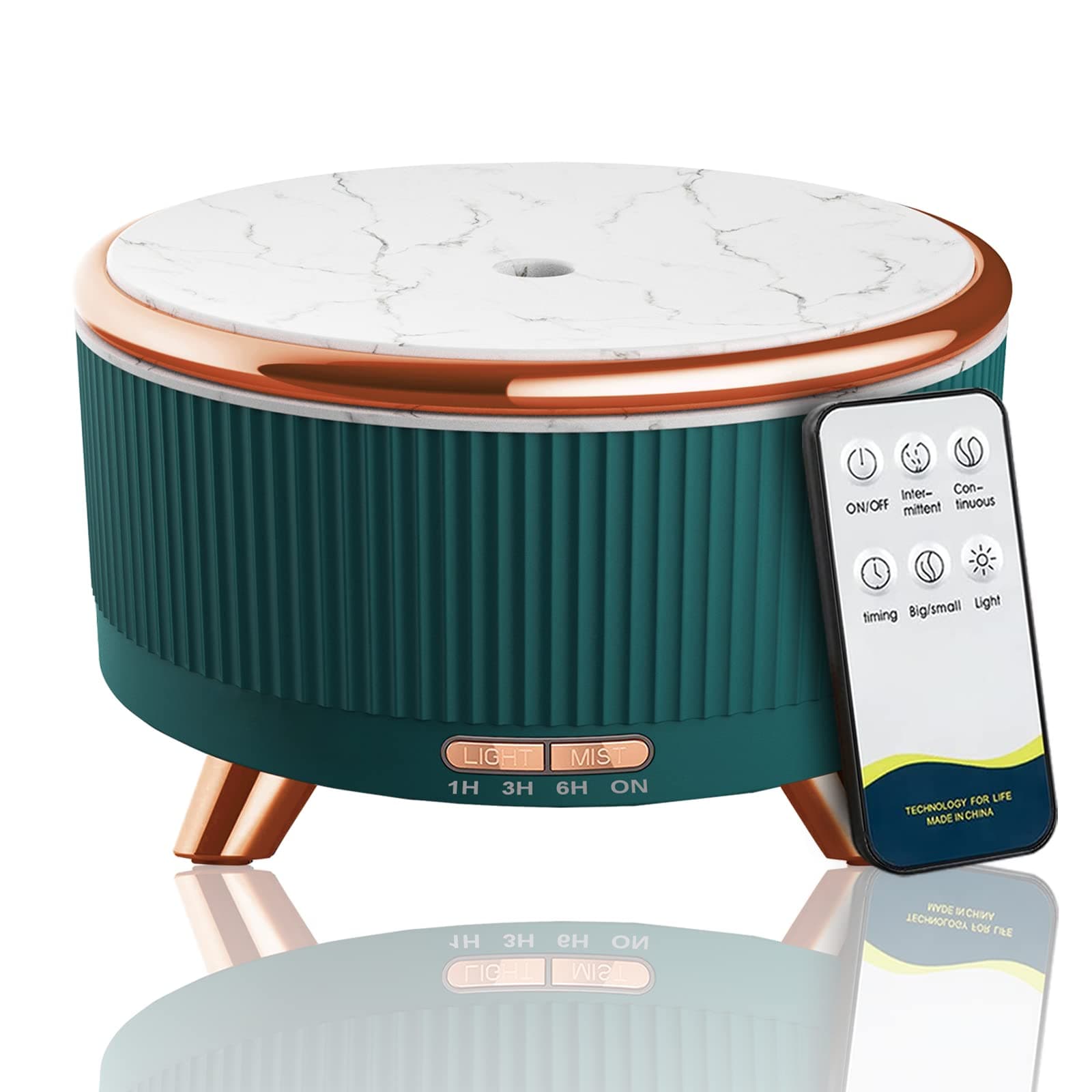 Diffusers for Essential Oils Large Room, 500ml Aromatherapy Diffuser Cool Mist Humidifier with Remote Control,7 Colors Lights & 3 Mist Mode Waterless Auto Off for Women Spa Decor Office Home