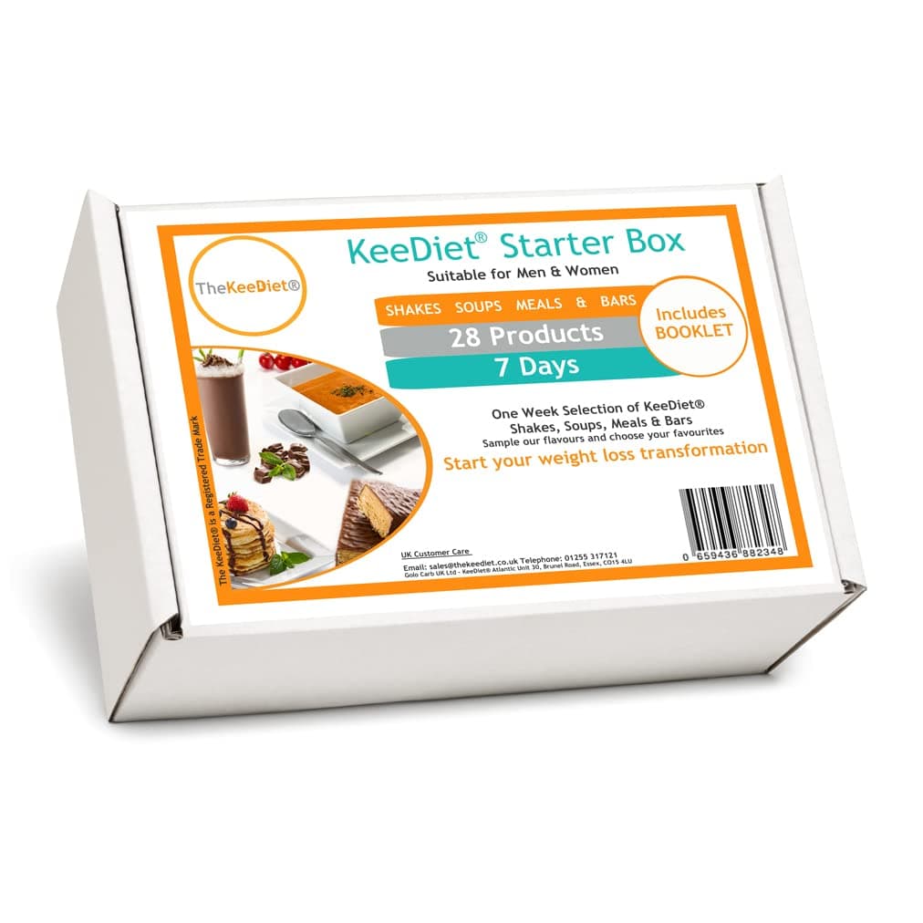 28 Meal Replacement Diet Sample Box | Selection of Meal Replacement Shakes, Soups, Meals & Bars | KeeDiet®