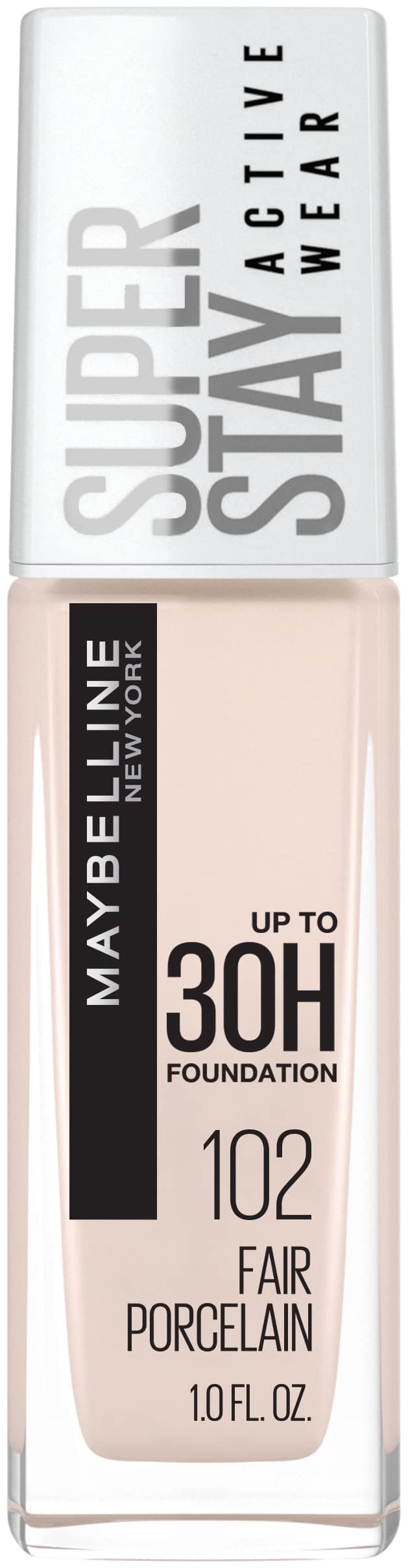 Maybelline Super Stay Full Coverage Liquid Foundation Makeup, Fair Porcelain, 1 Fl Oz