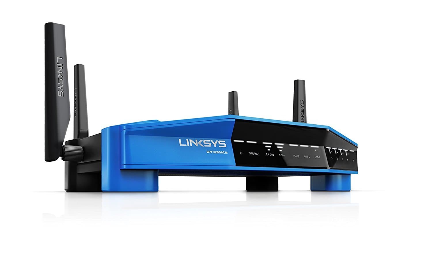 Linksys WRT AC3200 Open Source Dual-Band Gigabit Smart Wireless Router with MU-MIMO, Tri-Stream 160 (Renewed) (WRT3200ACM-RM2)