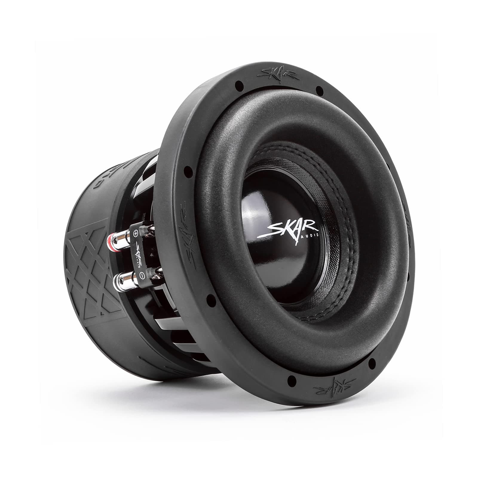 EVL-8 D4 8" 1200 Watt Max Power Dual 4 Ohm Car Subwoofer,Black